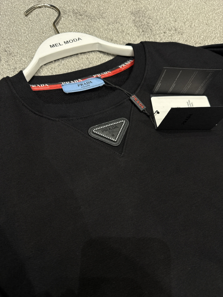 KADIN PRADA  Sweat (siyah)