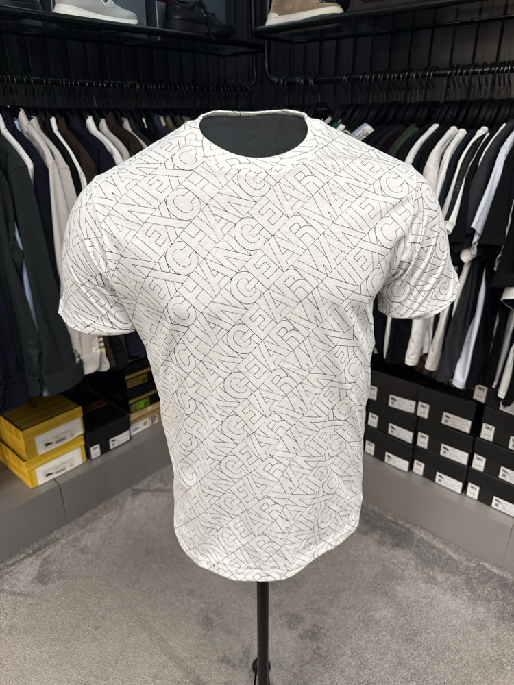 Armanı exchange dijital baskı T-shirt (26609-beyaz)