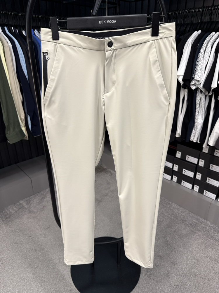 İthal Emporio Armani Kırışmayan Kumaş Jogger Pantolon(1087-Bej)