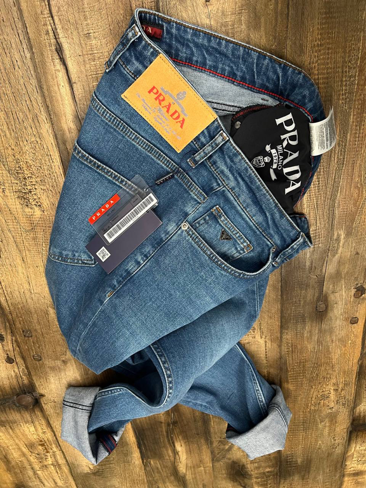 Prada Kot Pantolon (1143-Mavi)