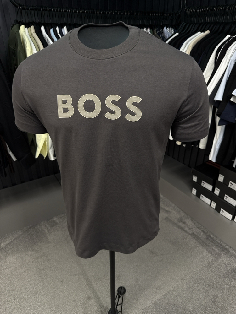 BOSS T-shirt (5826-Koyu kahve)