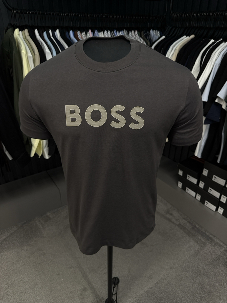 BOSS T-shirt (5826-Koyu kahve)