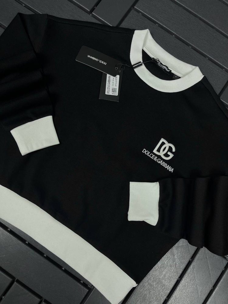 KADIN Dolce Gabbana Crop Sweat (5178-Siyah)