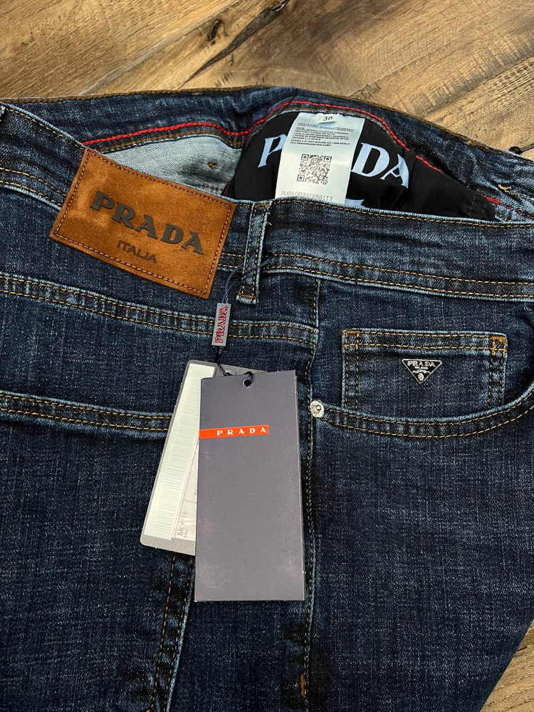 Prada Kot Pantolon (1331-Koyu Mavi)