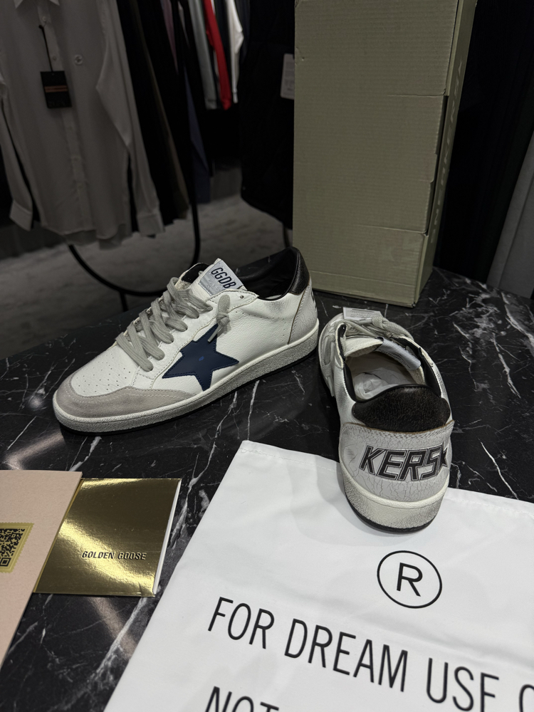 Golden Goose Superstar Sneaker-(Mavi)  (İTHAL ÜRÜN)