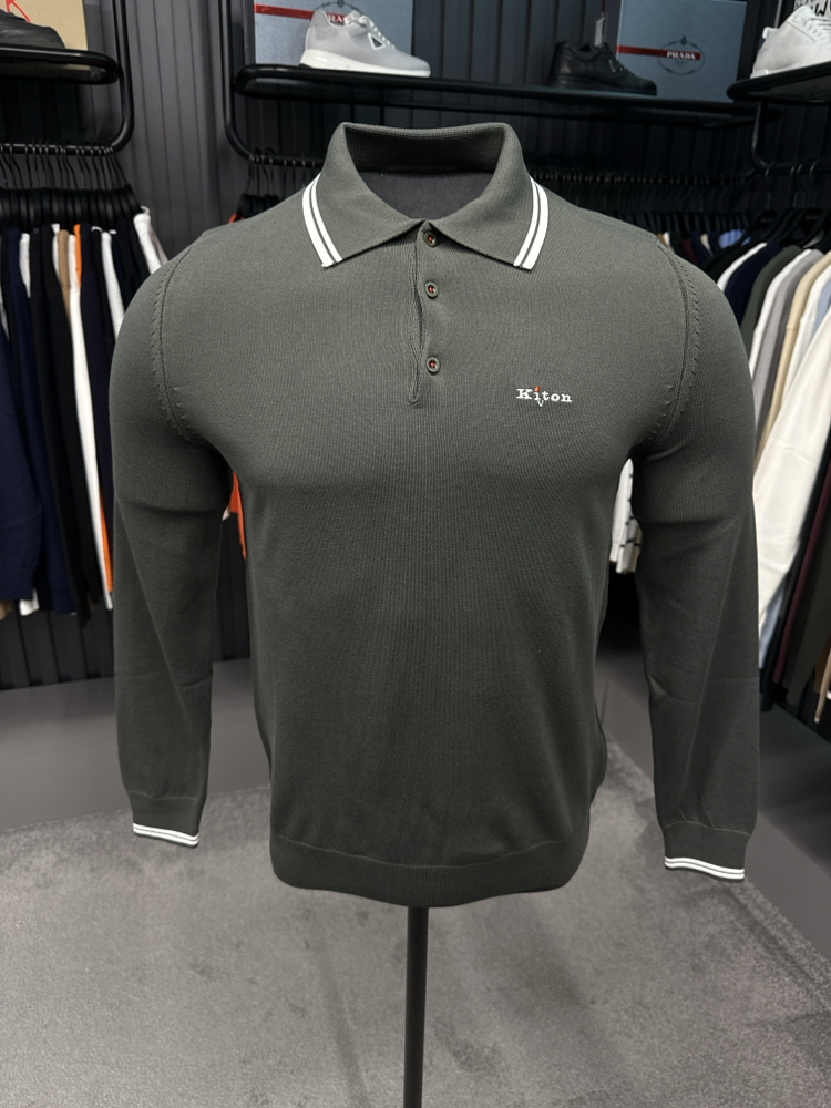 İthal KİTON Triko Polo Yaka (7202-Haki)