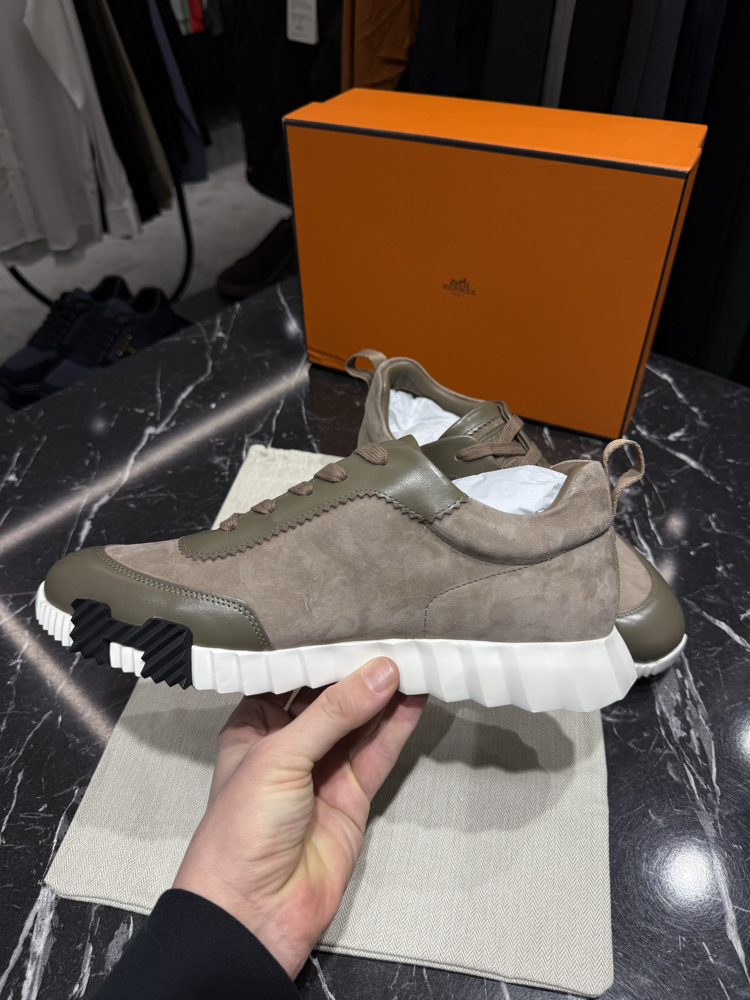 Hermes Deri Sneakers (İTHAL ÜRÜN)