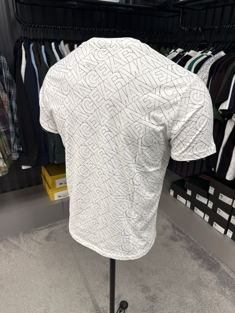 Armanı exchange dijital baskı T-shirt (26609-beyaz)