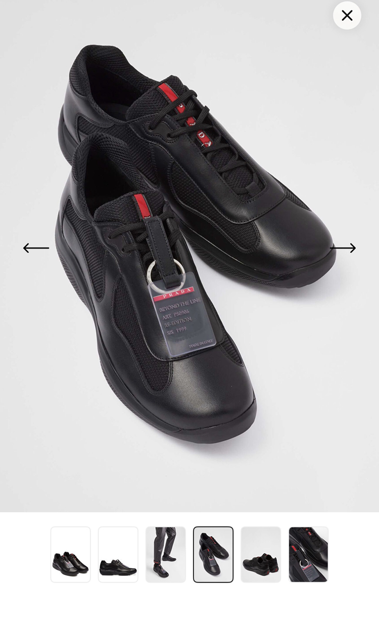 Prada Beyond The Line Deri Sneakers (İTHAL ÜRÜN)