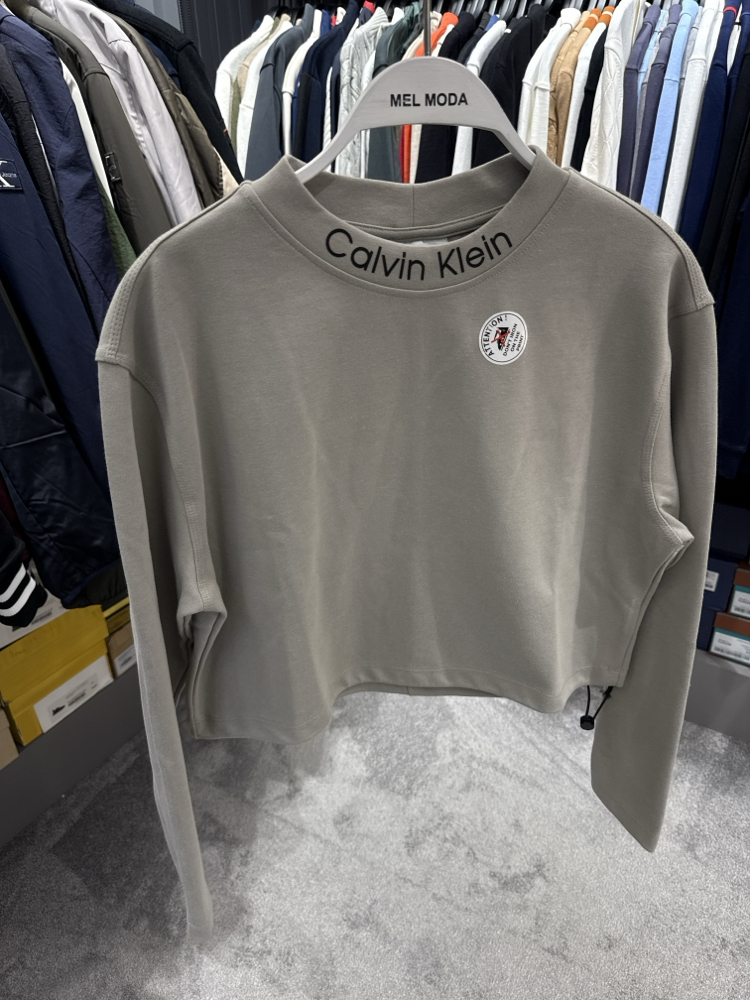 KADIN Crop Sweat (Gri)-5124-