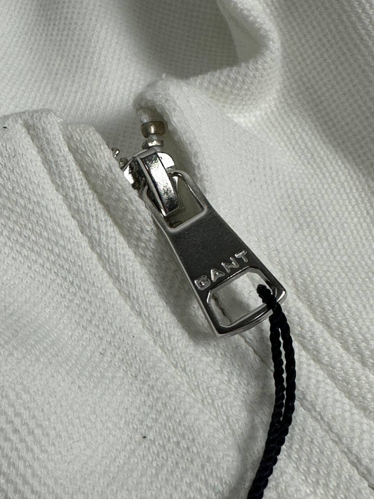 KADIN Gant Yarım Fermuarlı Sweat (55011-Beyaz)