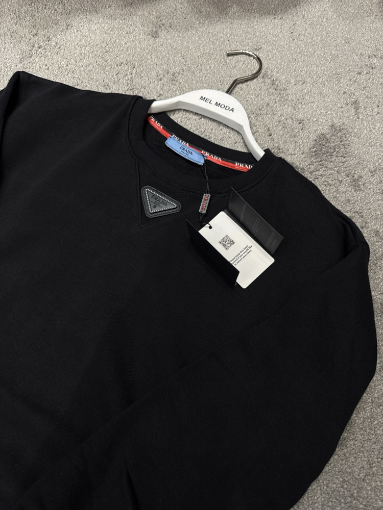 KADIN PRADA  Sweat (siyah)