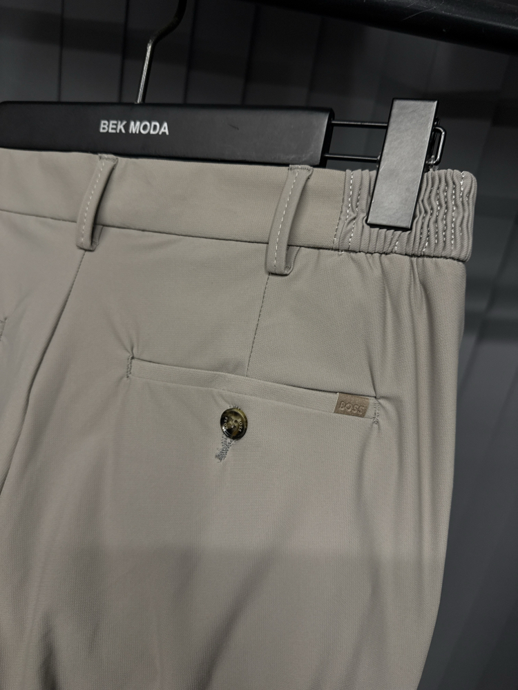 Boss  Kırışmayan Kumaş Jogger Pantolon(1088-vizon)