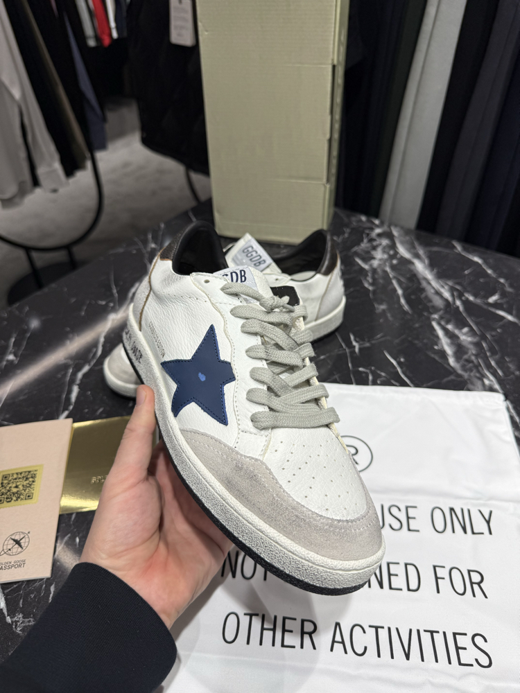 Golden Goose Superstar Sneaker-(Mavi)  (İTHAL ÜRÜN)