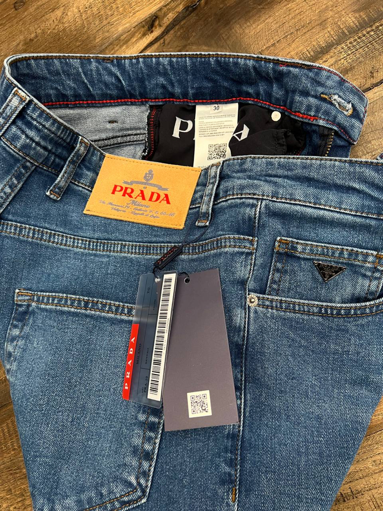 Prada Kot Pantolon (1143-Mavi)