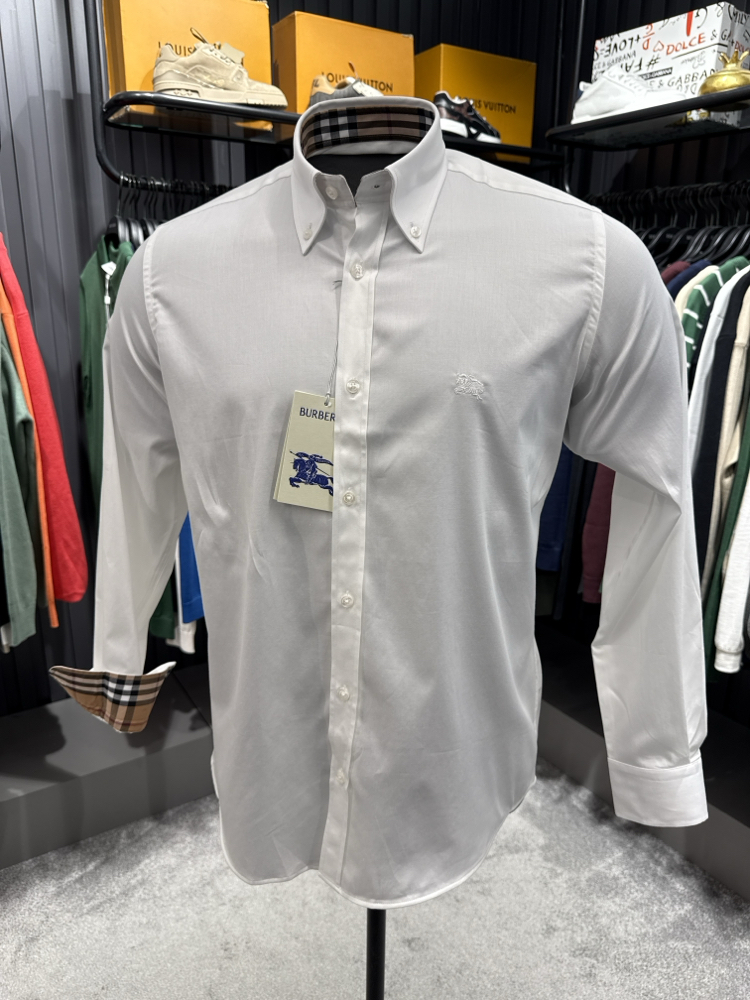 OUTLET ÜRÜNÜ Burberry İthal Gömlek (4041-Beyaz)