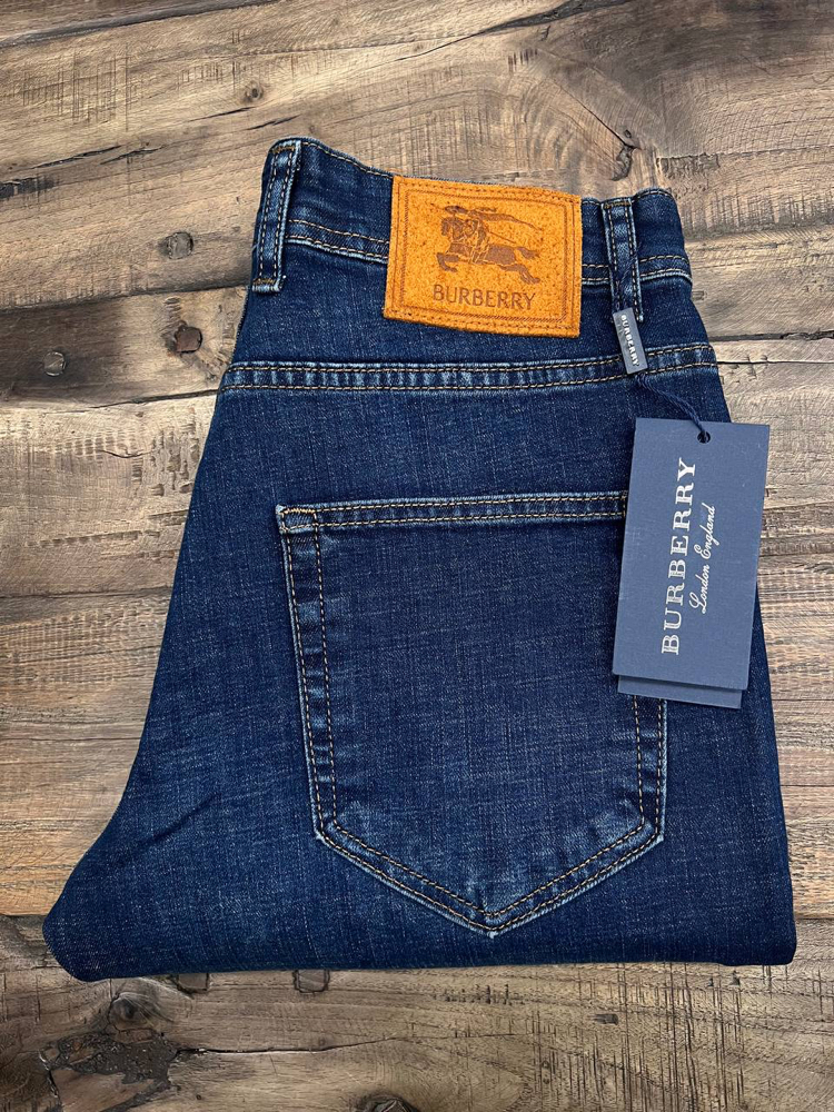 Burberry Kot Pantolon (1302-Koyu Mavi)