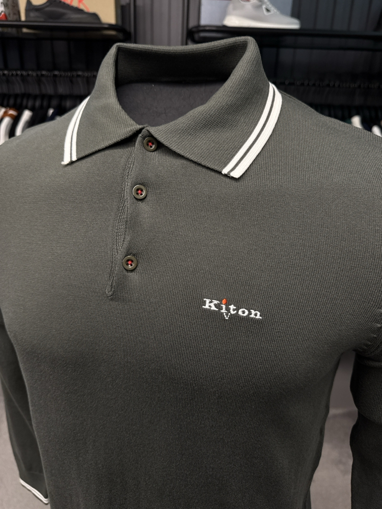 İthal KİTON Triko Polo Yaka (7202-Haki)