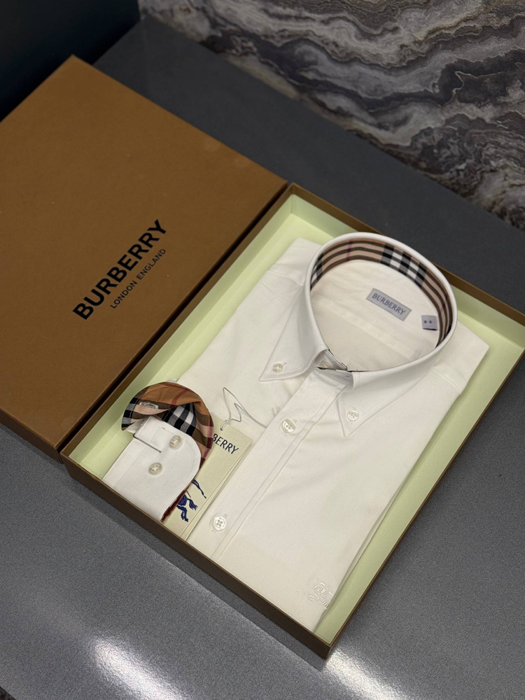 OUTLET ÜRÜNÜ Burberry İthal Gömlek (4041-Beyaz)