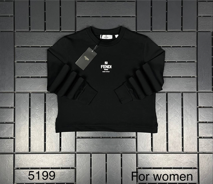KADIN FENDİ Sweat (Siyah)-5199-
