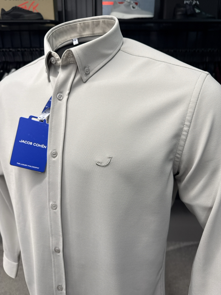 Outlet ürünü Jacob Cohen Kırışmayan Gömlek (9502-Taş)