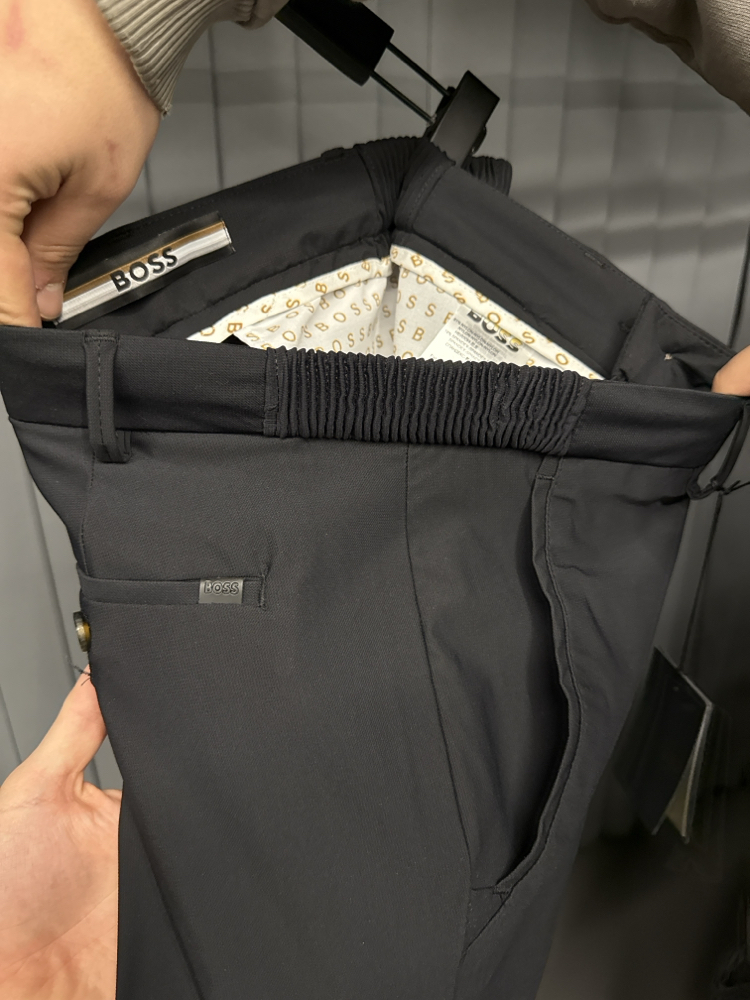 Boss Kırışmayan Kumaş Jogger Pantolon(1088-siyah)