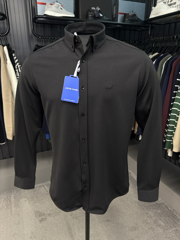 Outlet ürünü Jacob Cohen Kırışmayan Gömlek (9502-Siyah)