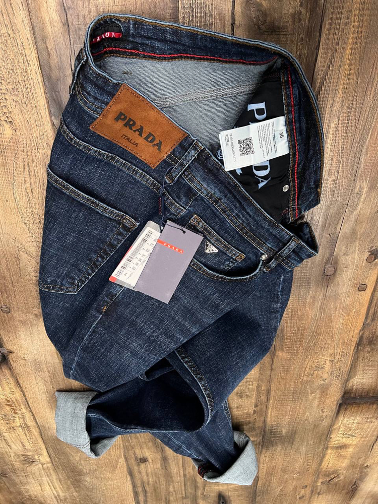 Prada Kot Pantolon (1331-Koyu Mavi)