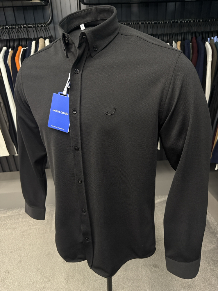 Outlet ürünü Jacob Cohen Kırışmayan Gömlek (9502-Siyah)