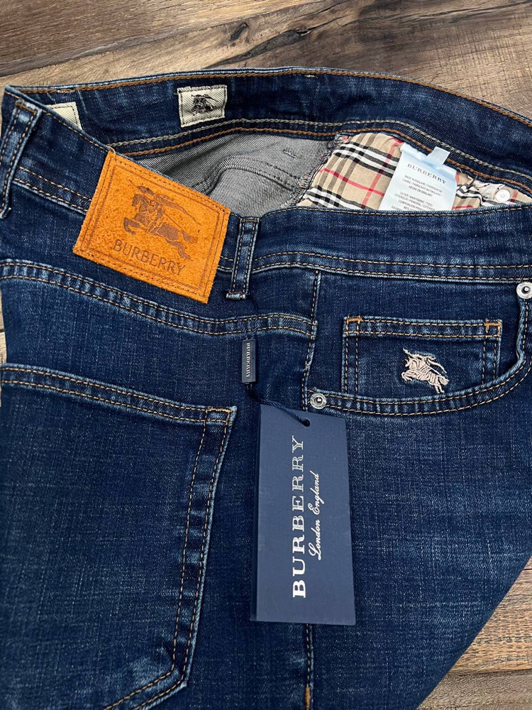 Burberry Kot Pantolon (1302-Koyu Mavi)