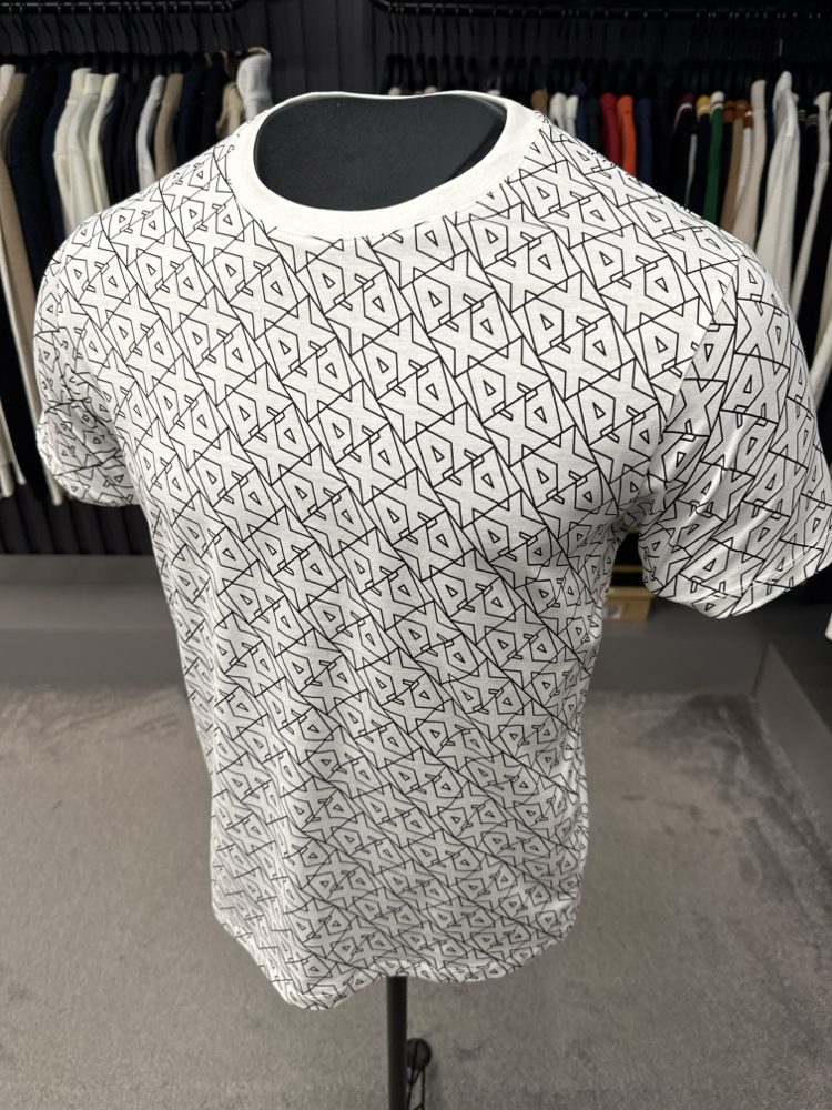 Armanı exchange dijital baskı T-shirt (26604-beyaz)