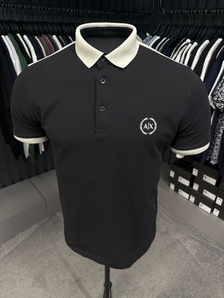 Armanı Exchange Polo Yaka (Siyah-Kodu-26606)