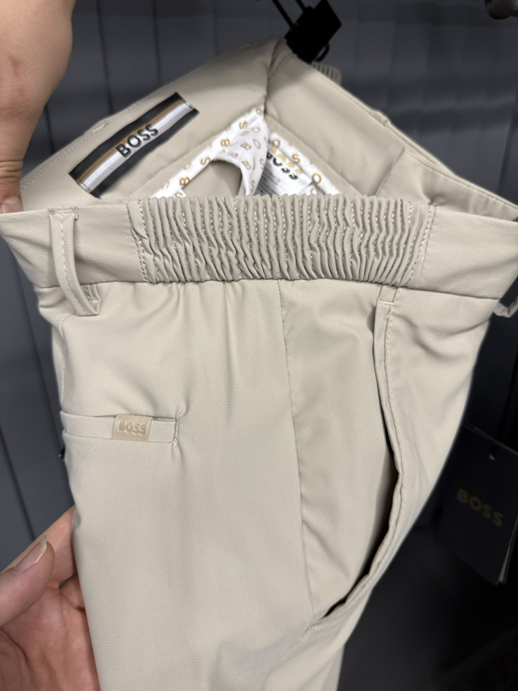 Boss  Kırışmayan Kumaş Jogger Pantolon(1088-bej)