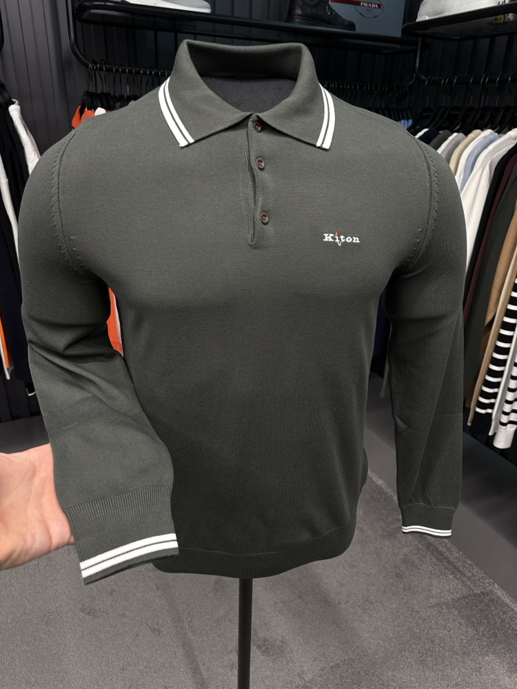 İthal KİTON Triko Polo Yaka (7202-Haki)