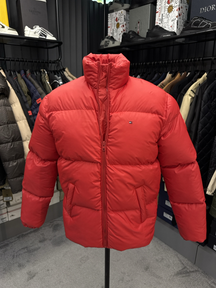OUTLET T.H Şişme Dolgulu Mont (38027-Kırmızı)