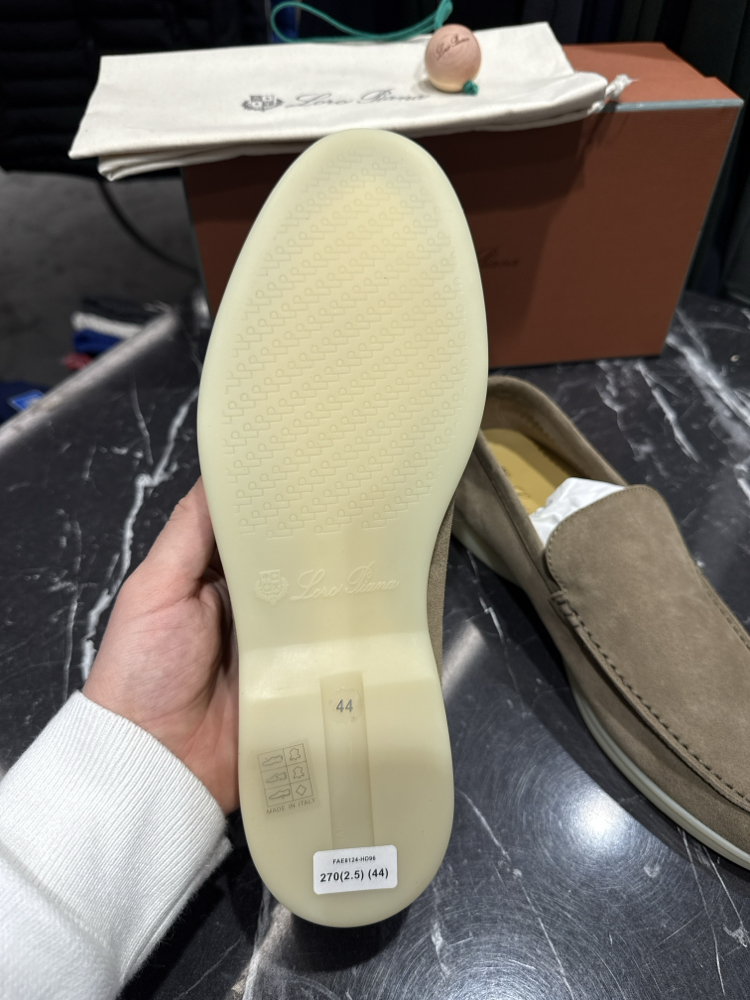 Lora Piana Hakiki Süet Deri Loafer Aykkabı (Taba-İTHAL ÜRÜN)
