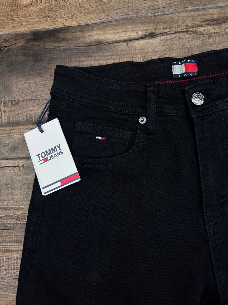 Tommy Kot Pantolon (1389-Su Yıkama-Siyah )