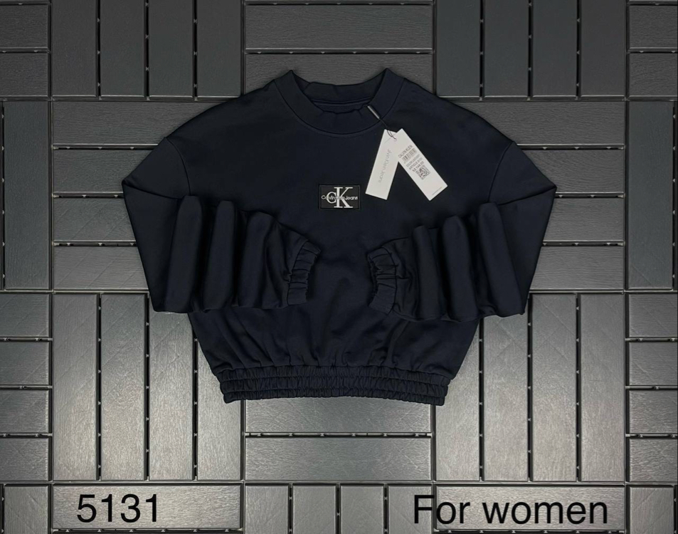 KADIN Crop Sweat (lacivert)-5131-