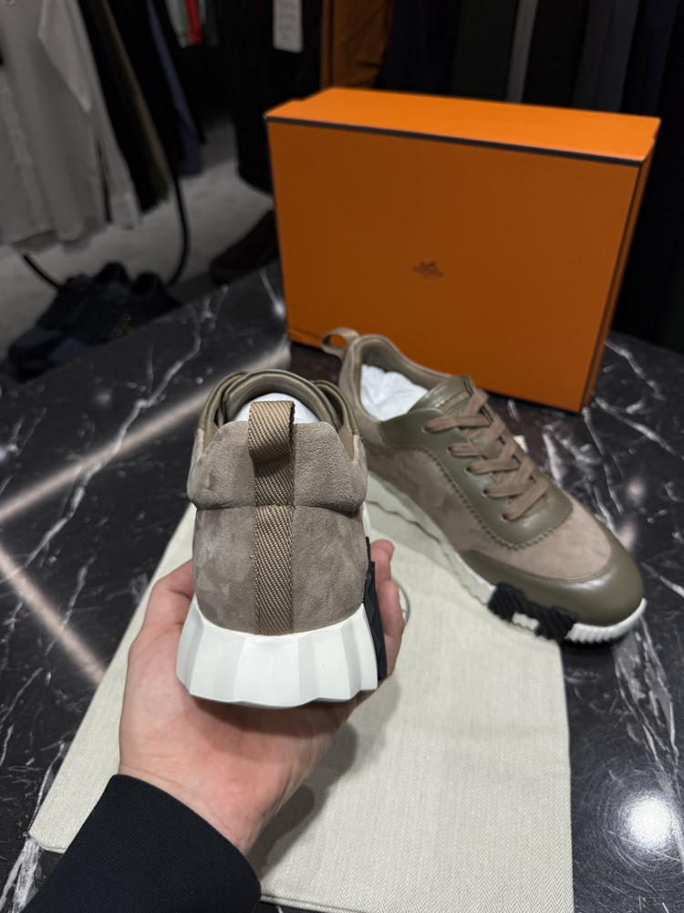 Hermes Deri Sneakers (İTHAL ÜRÜN)