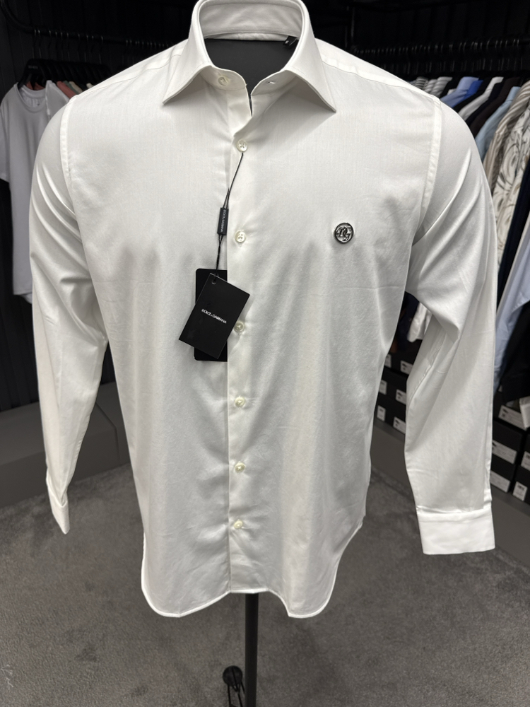 OUTLET ÜRÜNÜ Dolce Gabbana İthal Gömlek (3237-beyaz)