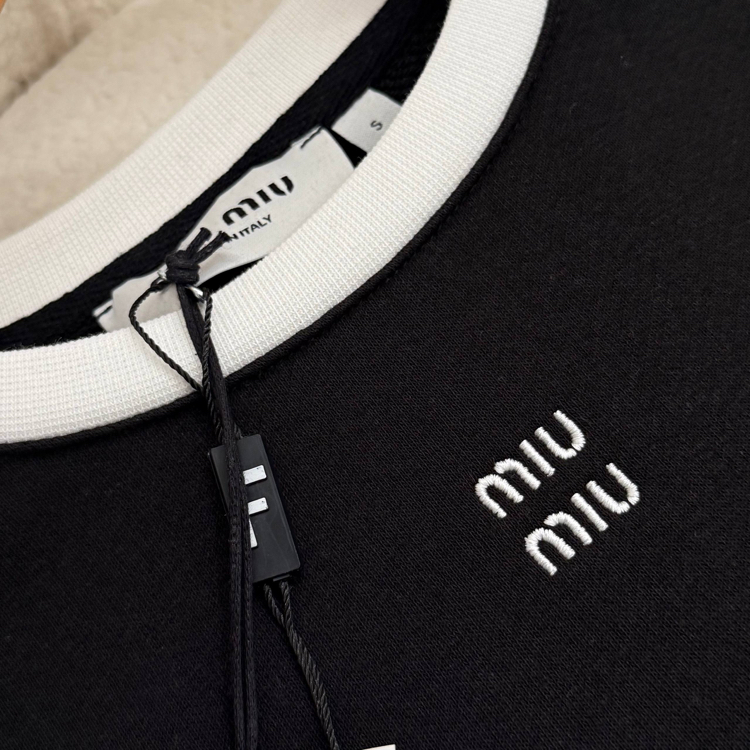 KADIN Mıu Mıu Sweat (Siyah)
