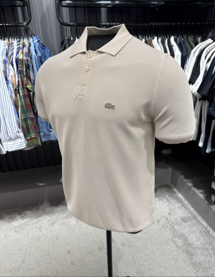  Rayon kırışmayan Kumaş Triko polo yaka  (5054-Bej)