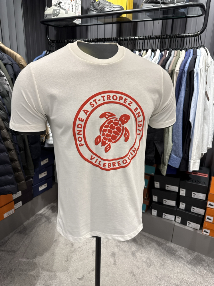 VILEBREQUIN Kaplumbağa Baskılı T-shirt