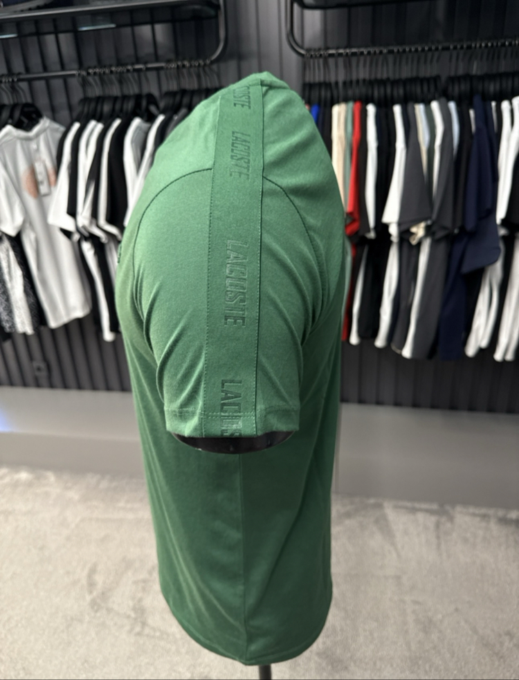 Omuz Detaylı T-shirt (26116-Yeşil)