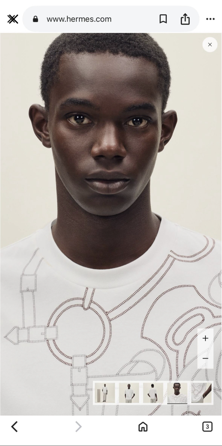 İthal Hermes T-shirt (Beyaz) 5354