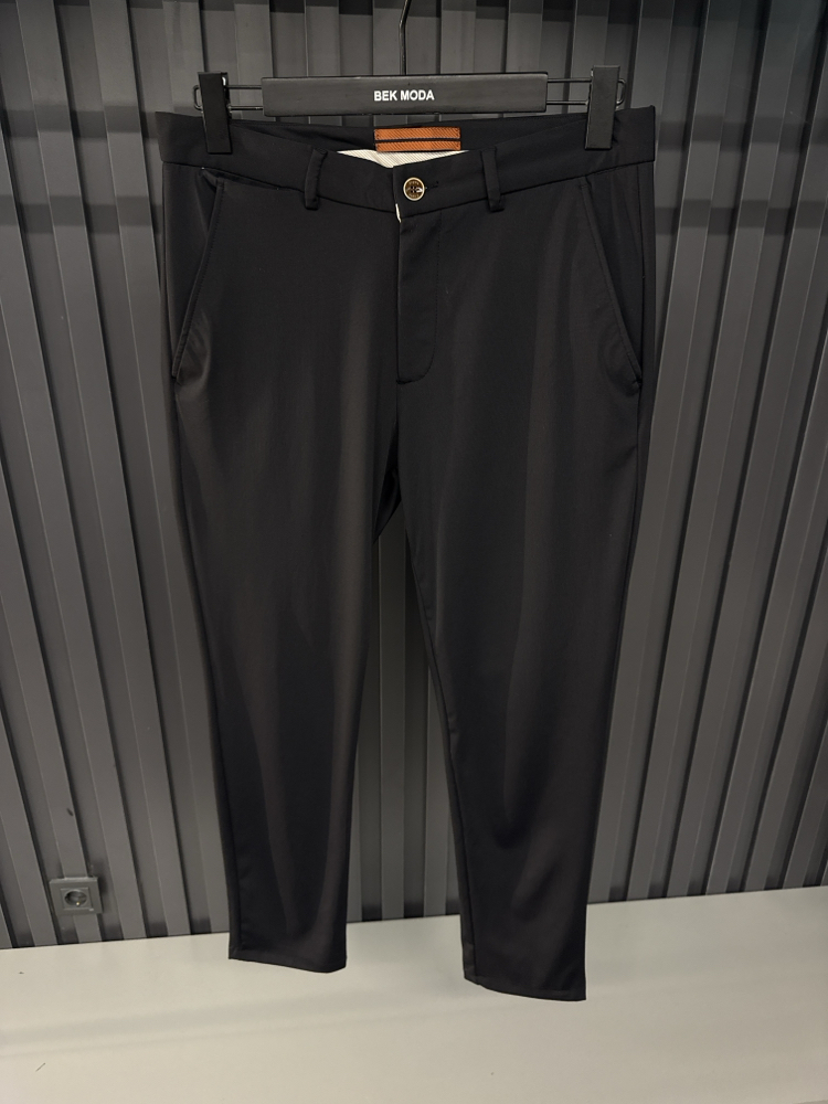 Zegna  Kırışmayan Kumaş Jogger Pantolon(1089-Siyah)
