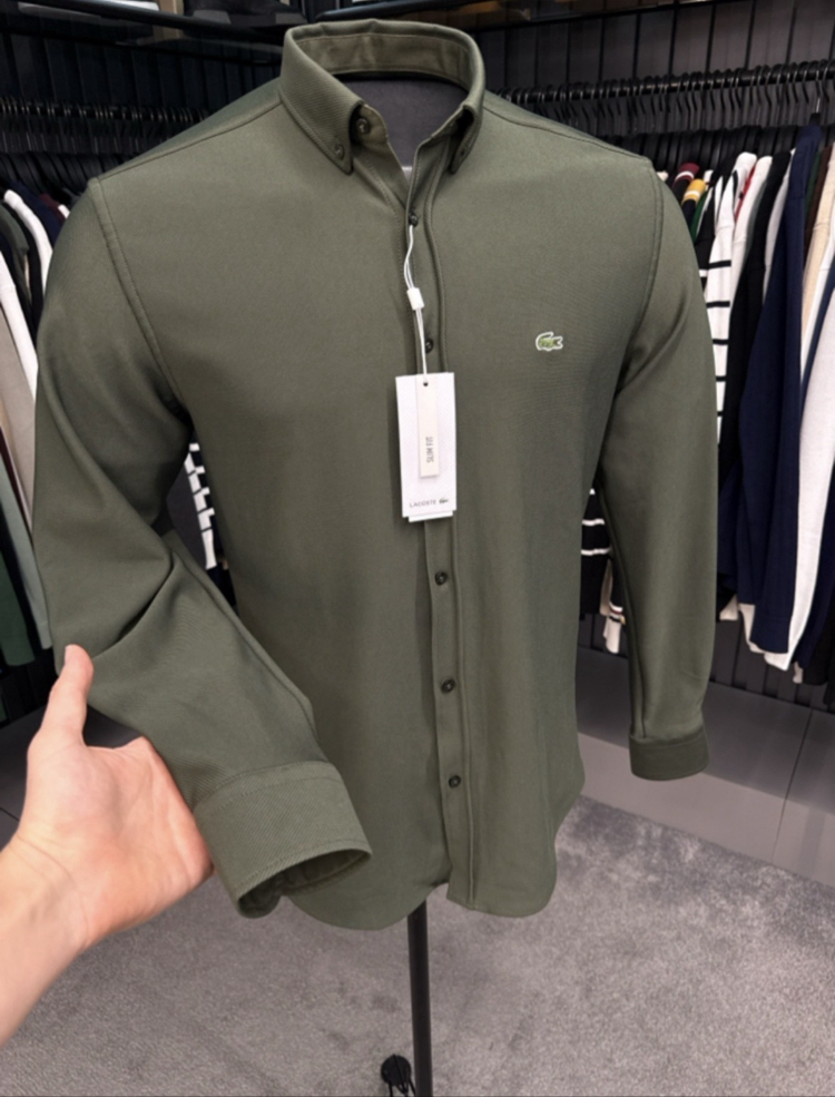 OUTLET ÜRÜNÜ Kırışmayan Gömlek (Haki- 548)