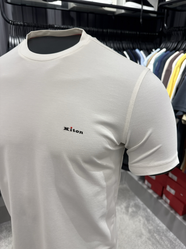 İthal Kiton T-shirt Kırışmayan Kumaş (2286-Beyaz)