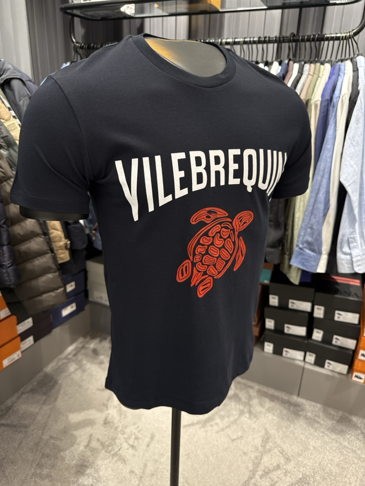 VILEBREQUIN Kaplumbağa Baskılı T-shirt