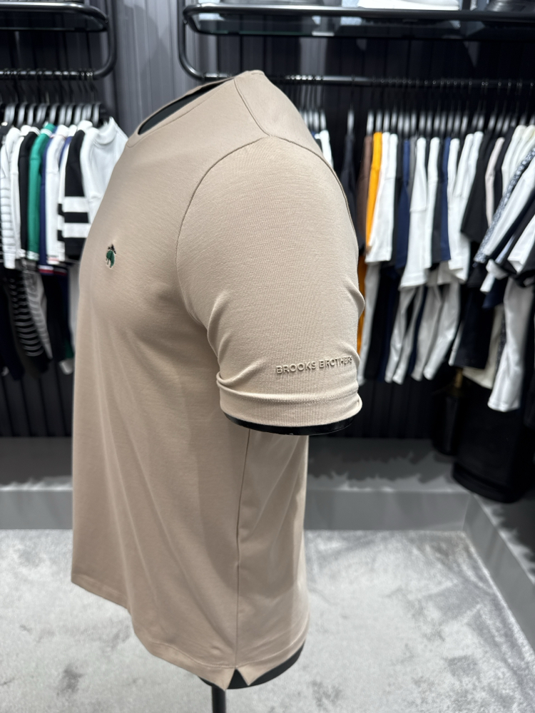 Premium Brooks Brothres T-shirt (2245-Bej)
